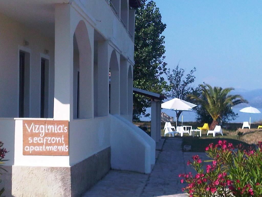 Virginia'S Beachfront Apartments Kávos Dış mekan fotoğraf